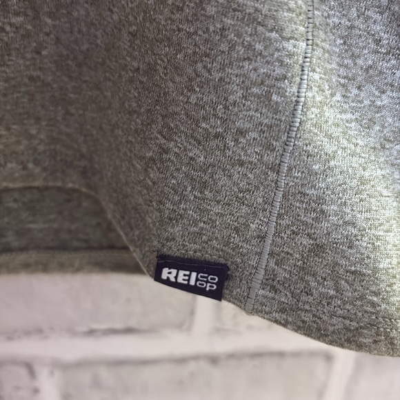 REI Top Womens Large Hiking Shirt Short Sleeve pale Green Soft T-Shirt Outdoor - Picture 3 of 5